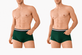 BAMBUMM Men's Bamboo Trunks Pack of 2 – Green - Green @399